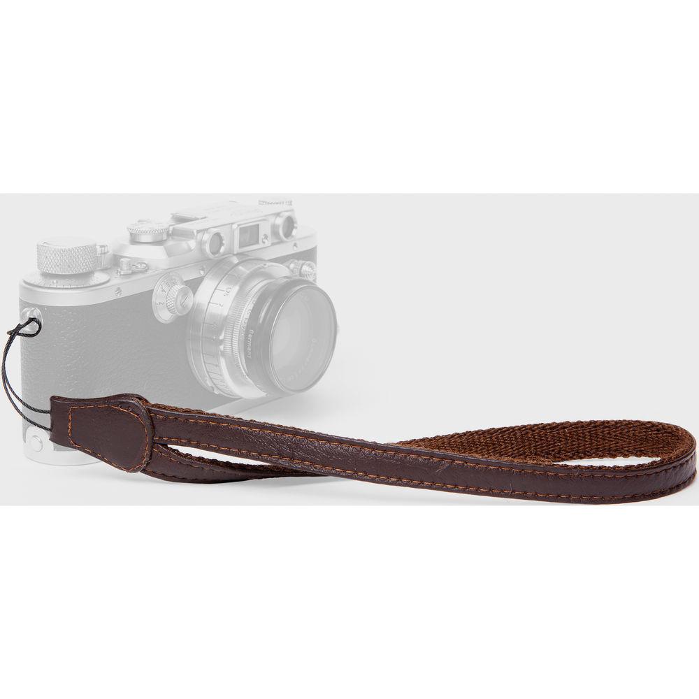 Cecilia Gallery Alpaca Wool & Leather Camera Wrist Strap with Cord Tethering