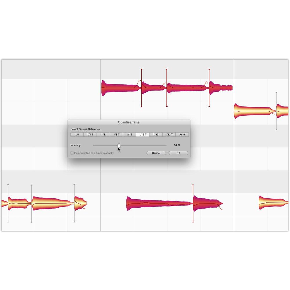 Celemony Melodyne Editor 4 - Polyphonic Pitch Shifting Time Stretching Software