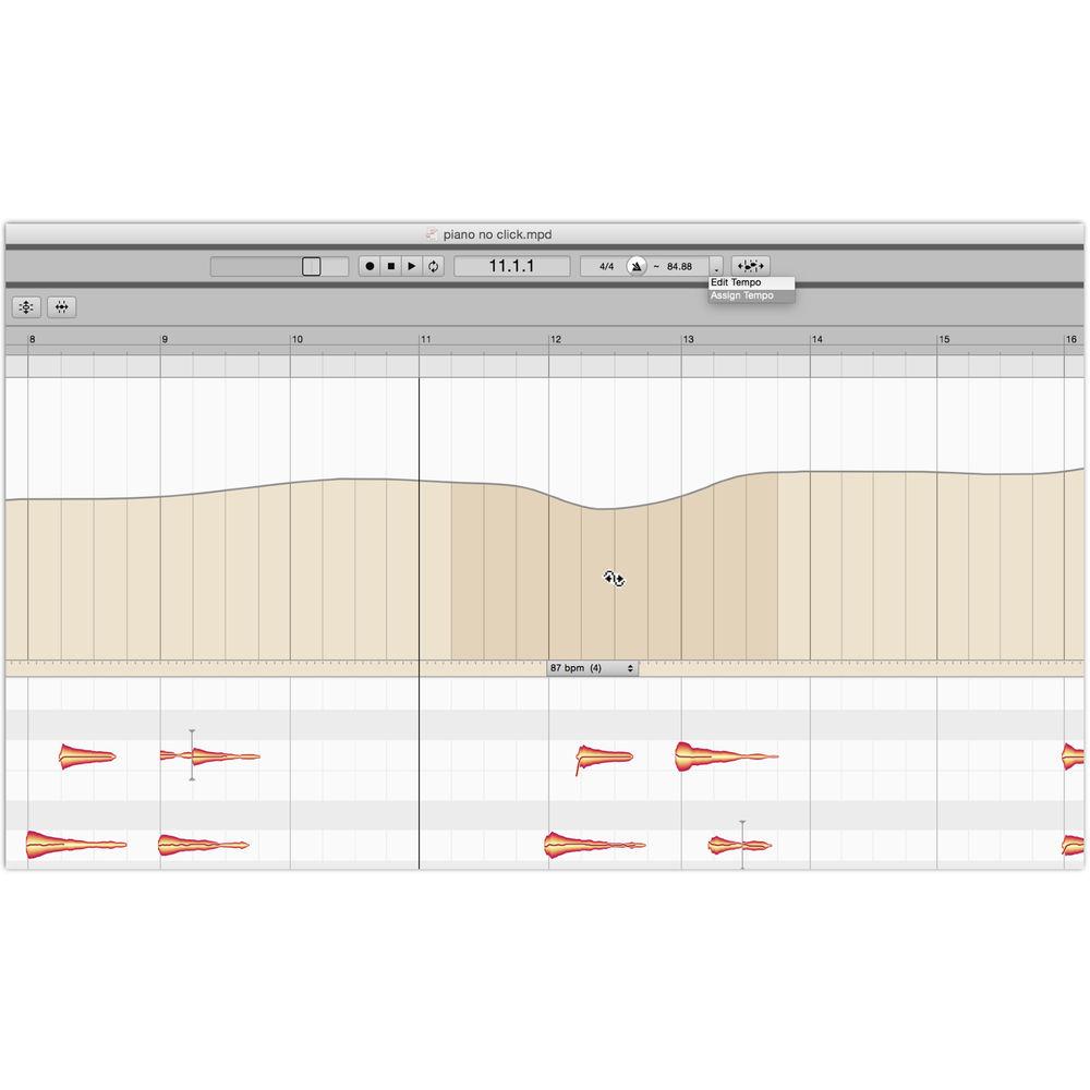 Celemony Melodyne Editor 4 - Polyphonic Pitch Shifting Time Stretching Software