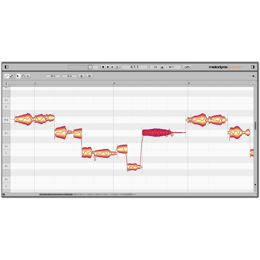 Celemony Melodyne Essential 4 - Pitch Shifting Time Stretching Software