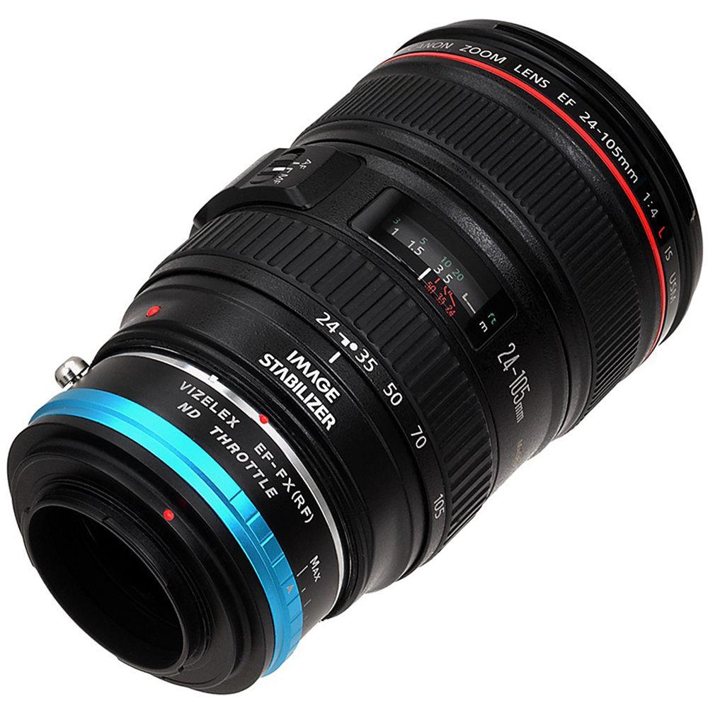 FotodioX Canon EF EF-S Lens to Fujifilm X-Mount Camera Vizelex ND Throttle Adapter