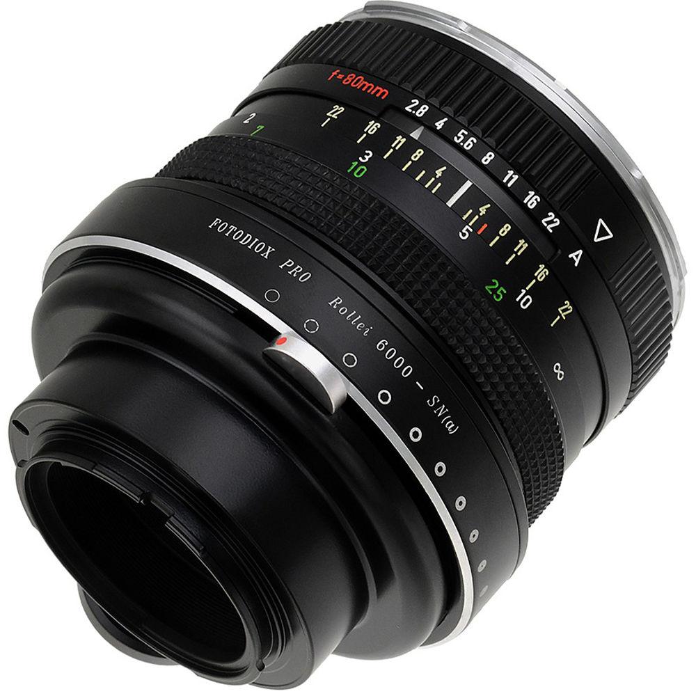 FotodioX Pro Lens Mount Adapter for Rolleiflex 6000-Mount Lens to Sony A-Mount Camera