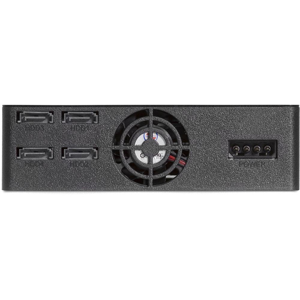 iStarUSA 5.25 to 4 x 2.5" SATA SAS 6 Gbps HDD SSD Hot-Swap Rack