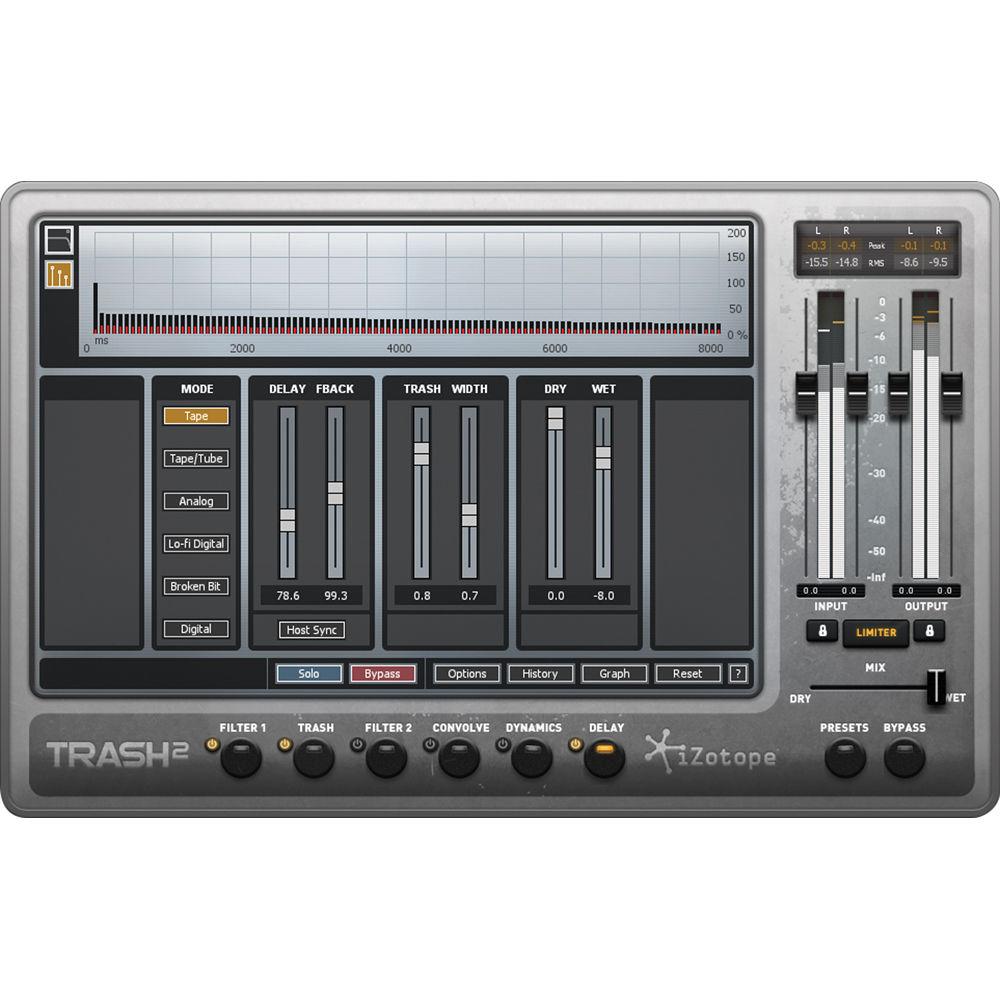 iZotope Trash 2 Upgrade - Distortion Software