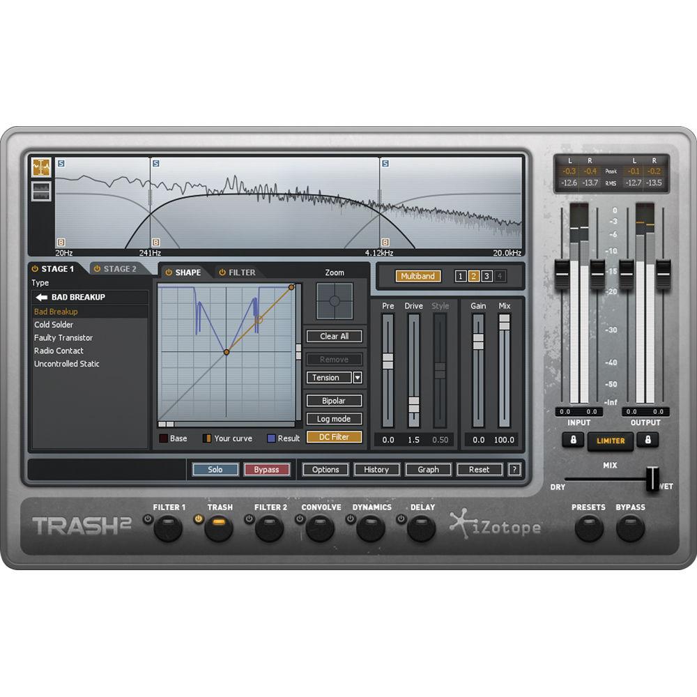 iZotope Trash 2 Upgrade - Distortion Software