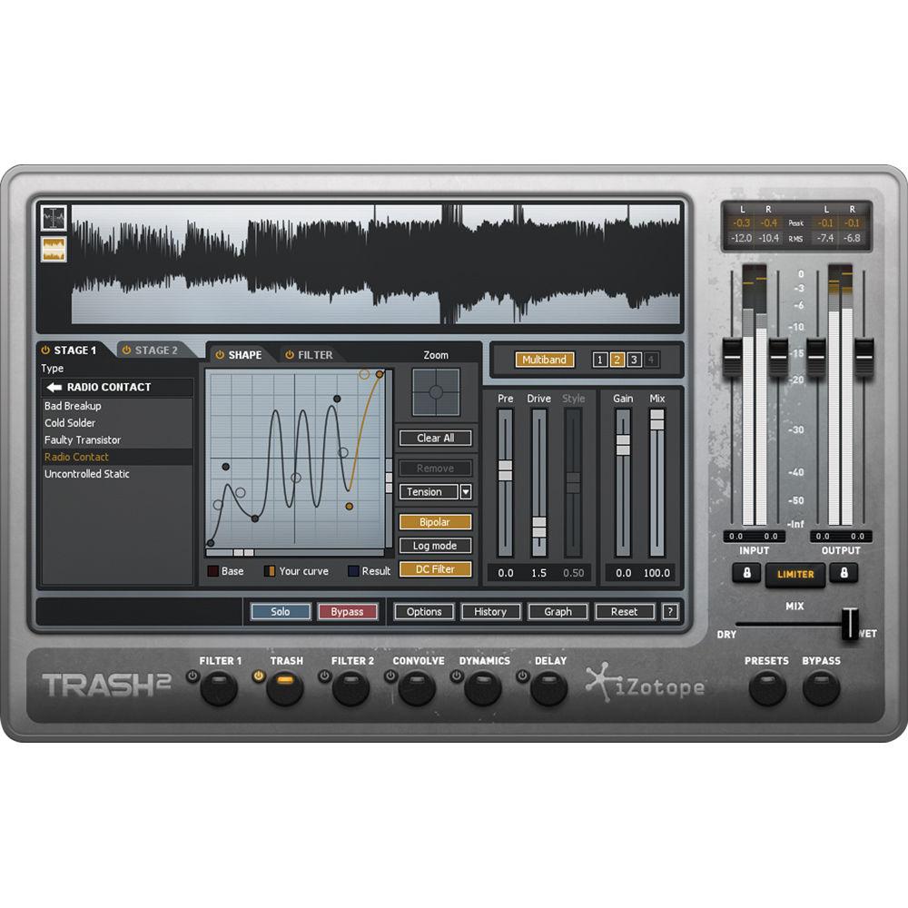 iZotope Trash 2 Upgrade - Distortion Software
