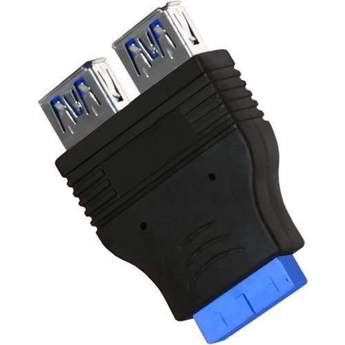 Kingwin KW-2USB3A 2-Port Internal USB 3.1 Gen 1 Type-A Female to 20-Pin MB Adapter