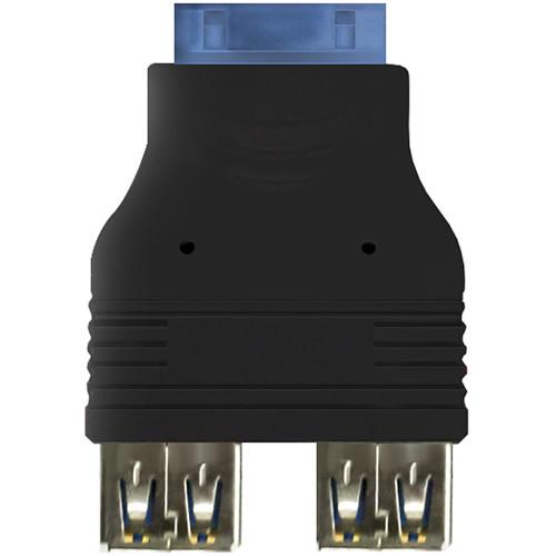 Kingwin KW-2USB3A 2-Port Internal USB 3.1 Gen 1 Type-A Female to 20-Pin MB Adapter