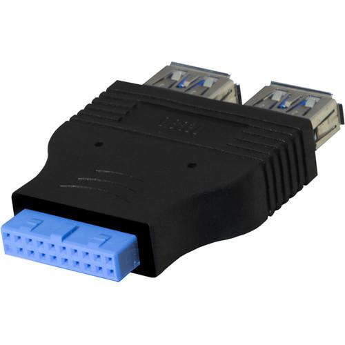 Kingwin KW-2USB3A 2-Port Internal USB 3.1 Gen 1 Type-A Female to 20-Pin MB Adapter