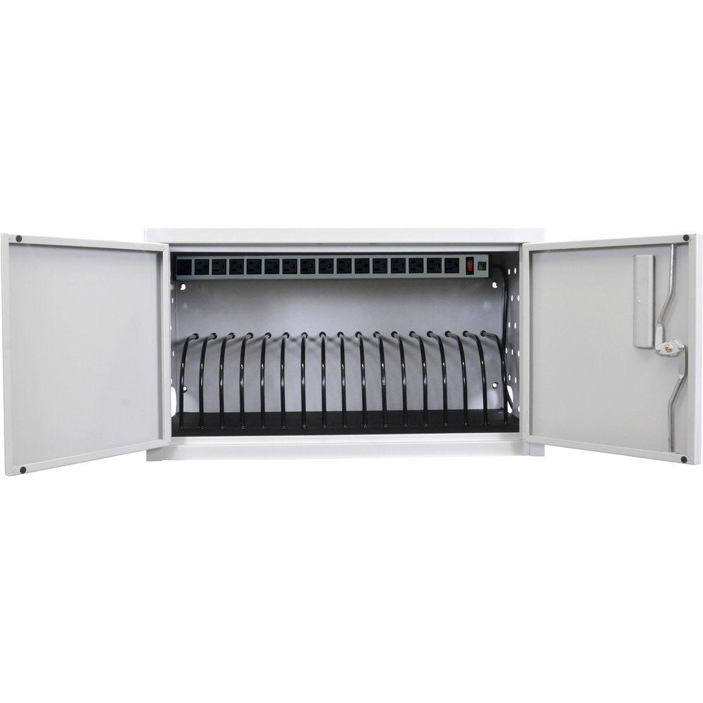 Luxor 16-Tablet Wall Desk Charging Box