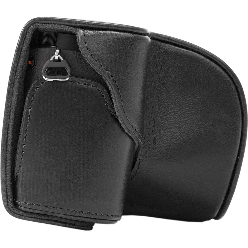 MegaGear Ever Ready PU Leather Case and Strap for Sony Alpha a5100, a5000 with 16-50mm Lens
