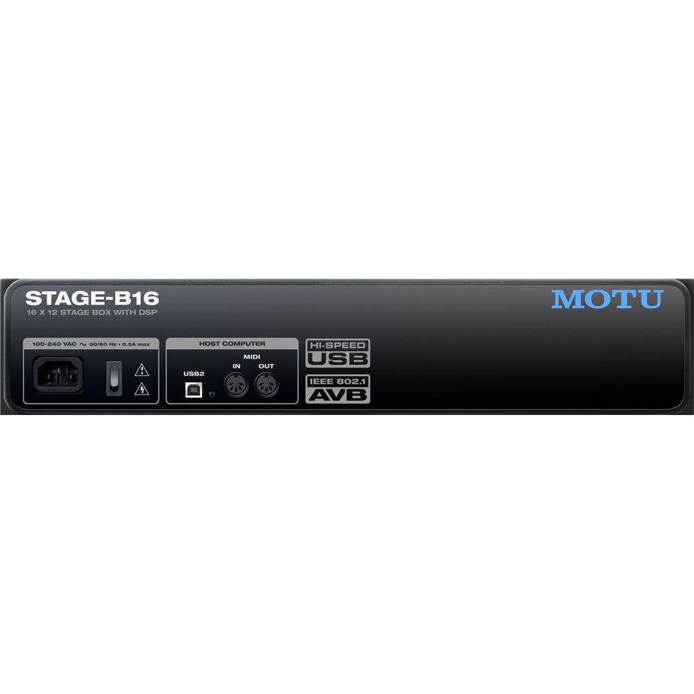 MOTU Stage-B16 - 16-Channel Stage Box and Audio Interface