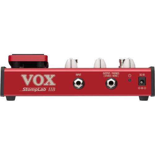 VOX StompLab IIB Modeling Bass Effect Processor Pedal