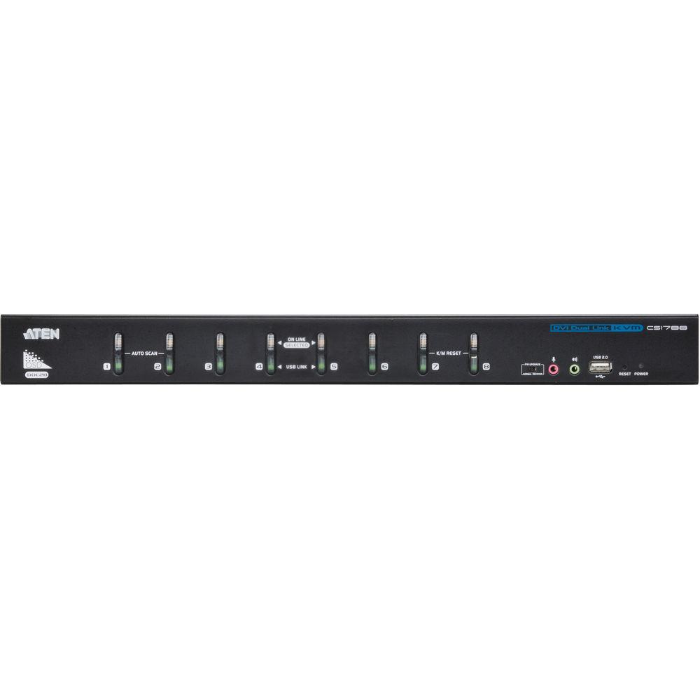ATEN CS1788 8-Port USB DVI Dual Link KVM Switch