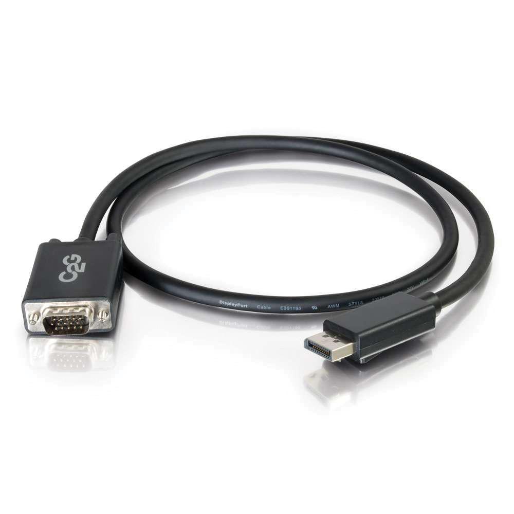 C2G DisplayPort Male to 15-Pin VGA Male Active Adapter Cable