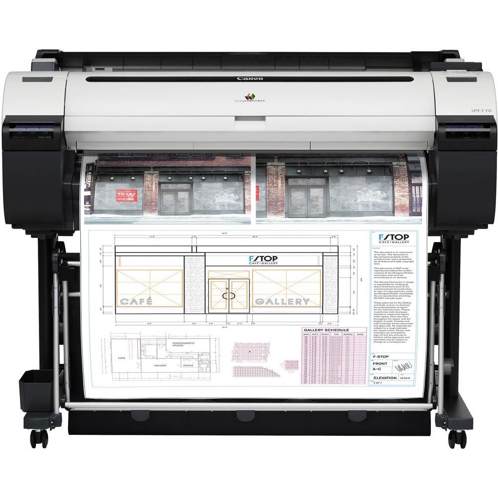 Canon imagePROGRAF iPF770 36" Large-Format Inkjet Printer