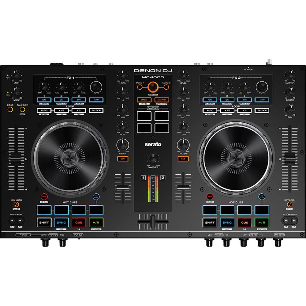 Denon DJ MC4000 Professional 2-Channel DJ Controller for Serato