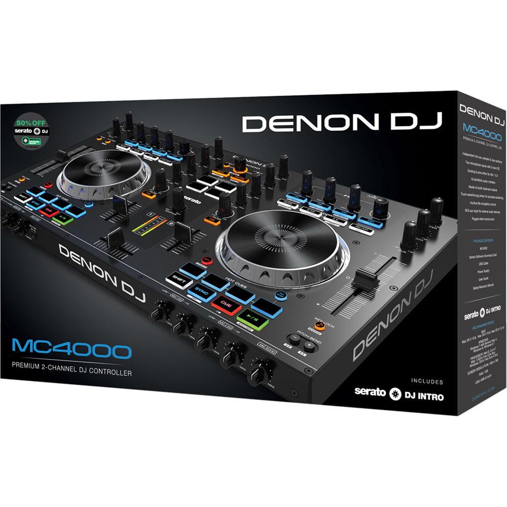 Denon DJ MC4000 Professional 2-Channel DJ Controller for Serato