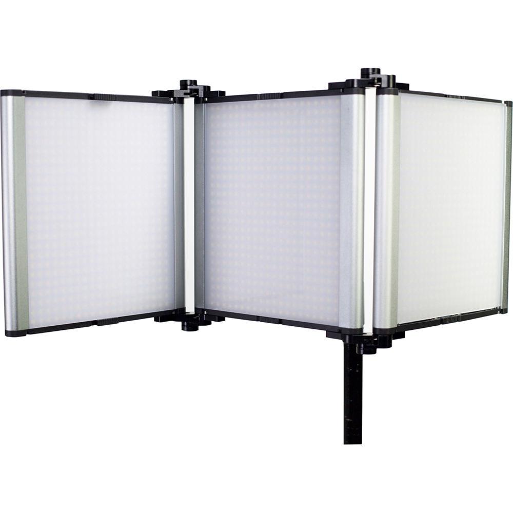 Dracast Silver Series LED1500 Foldable Daylight LED 2-Light Kit