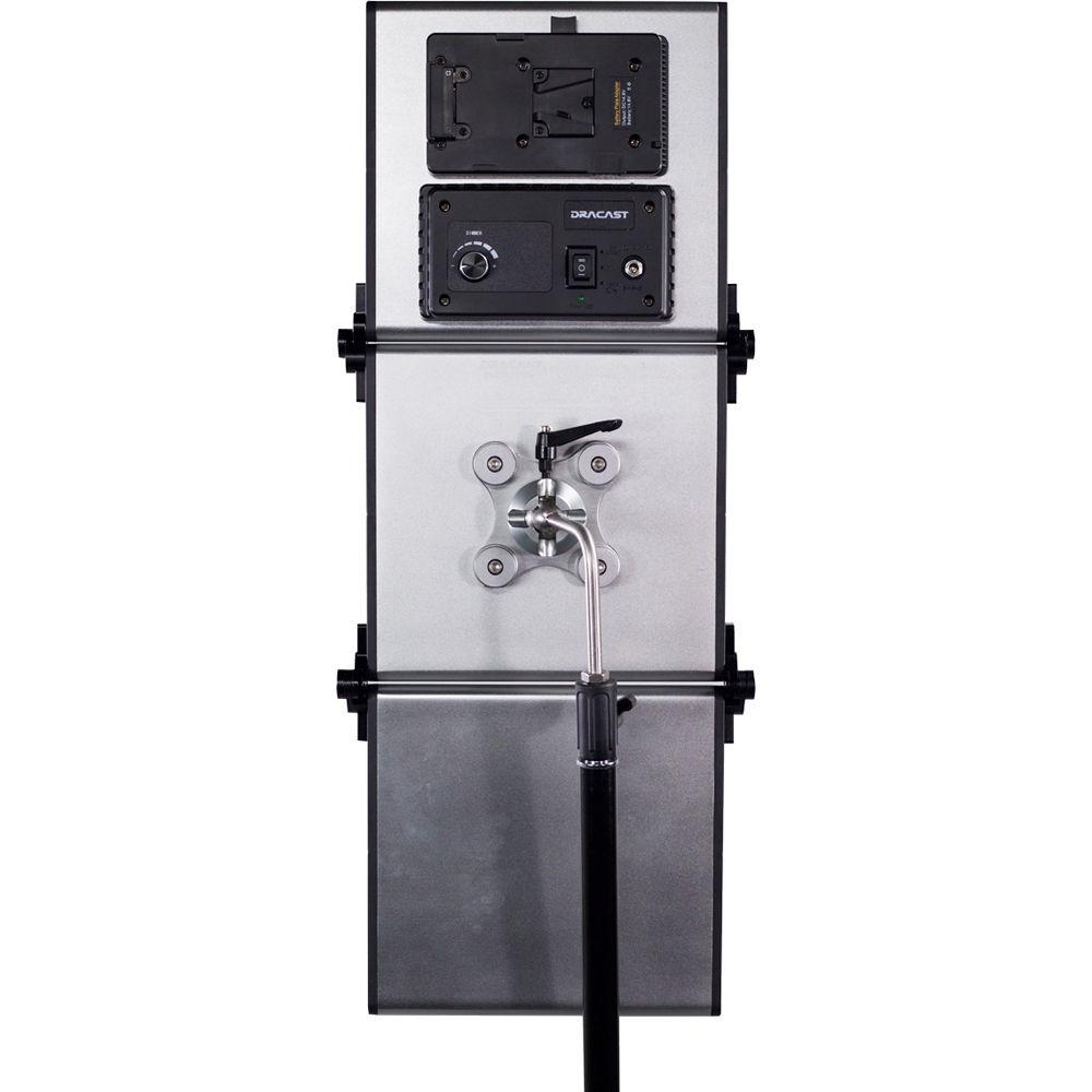 Dracast Silver Series LED1500 Foldable Daylight LED 2-Light Kit