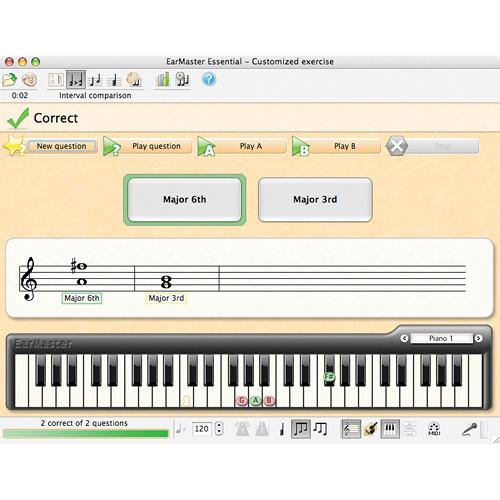 EarMaster 5 Essential - Sight-Singing and Ear Training Software