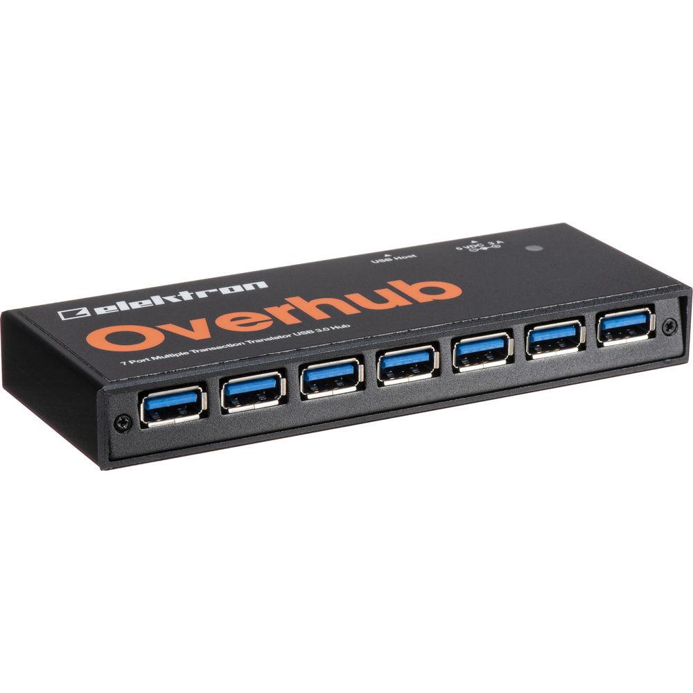 Elektron Overhub 7-Port Multiple Transaction Translator USB 3.1 Gen 1 Hub for Overbridge Software
