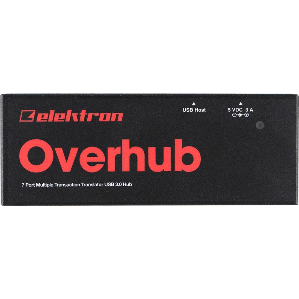 Elektron Overhub 7-Port Multiple Transaction Translator USB 3.1 Gen 1 Hub for Overbridge Software