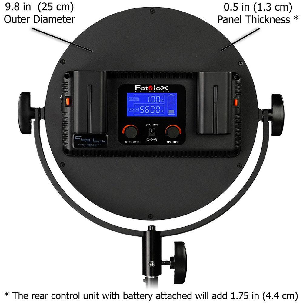 FotodioX C-300RS FlapJack LED Bi-Color Edge Light