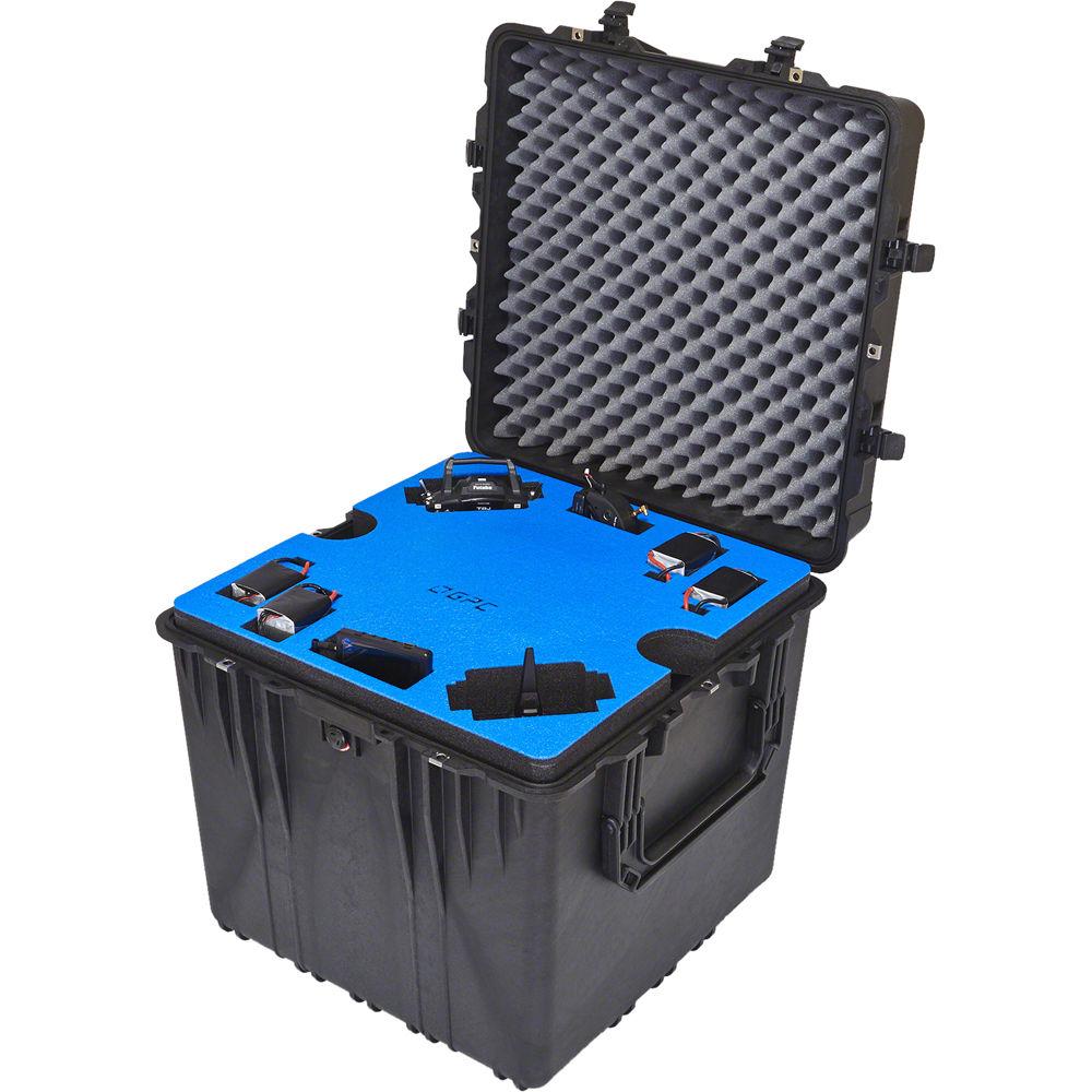 Go Professional Cases Tall Hard-Shell Landing Gear Case for DJI S900 Drone