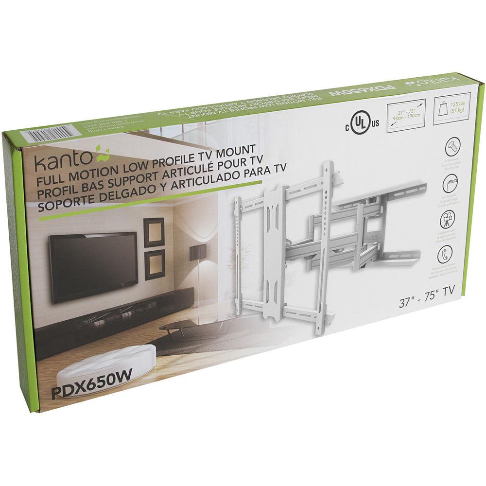 Kanto Living PDX650W Full-Motion Wall Mount for 37 to 75" Displays