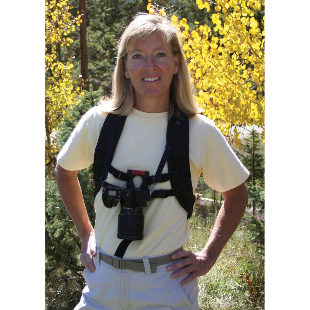 Keyhole Hands-Free Camera Binoculars Carrying Harness with Shoulder Straps