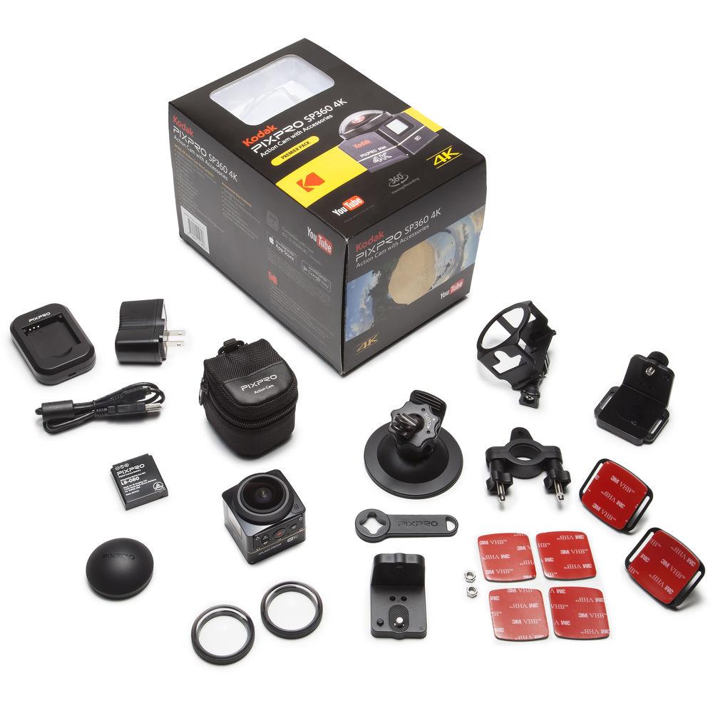 Kodak PIXPRO SP360 4K Action Camera Premier Pack