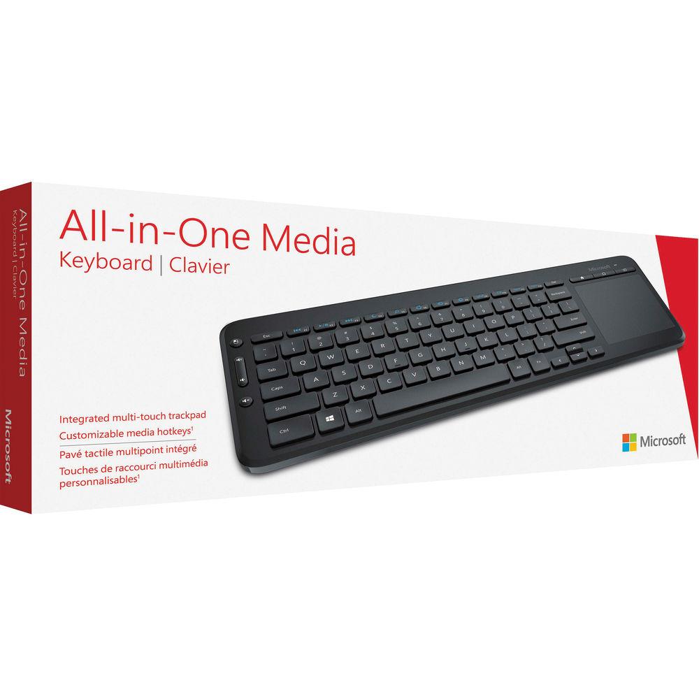 Microsoft All-in-One Media Keyboard, Microsoft, All-in-One, Media, Keyboard