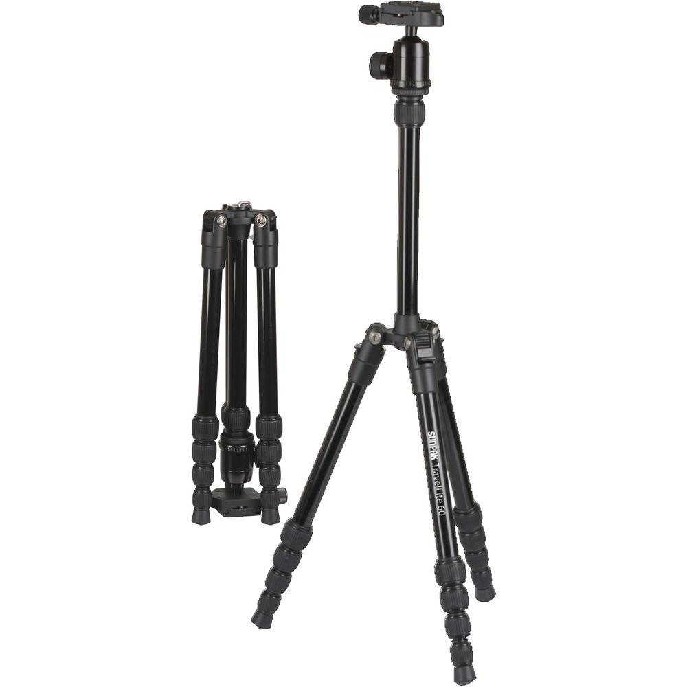 Sunpak TravelLite 60 Reverse-Folding Tripod