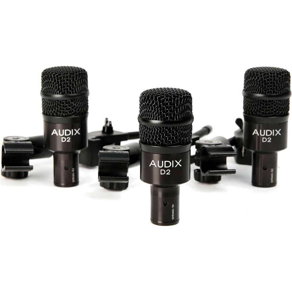 Audix D2 Dynamic Instrument Microphone Trio
