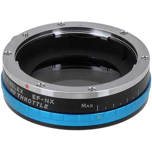 FotodioX Canon EF EF-S Lens to Samsung NX-Mount Camera Vizelex ND Throttle Adapter