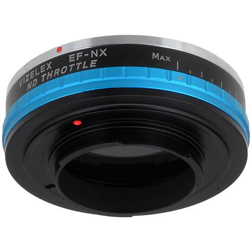 FotodioX Canon EF EF-S Lens to Samsung NX-Mount Camera Vizelex ND Throttle Adapter