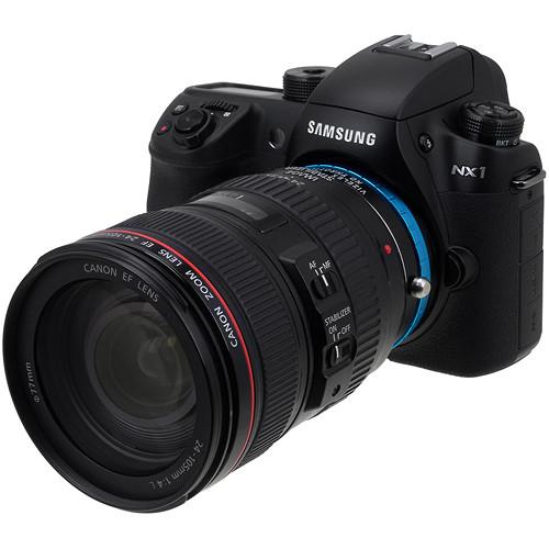 FotodioX Canon EF EF-S Lens to Samsung NX-Mount Camera Vizelex ND Throttle Adapter