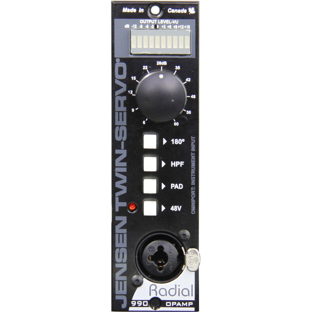 Radial Engineering Jensen Twin-Servo 500 Series Mic Preamp
