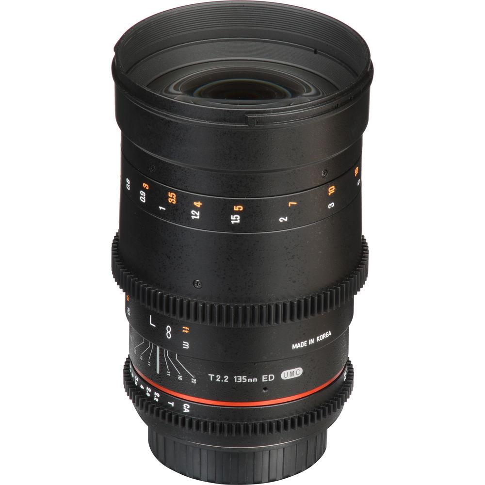 Samyang 135mm T2.2 AS UMC VDSLR II Lens for Micro Four Thirds Mount