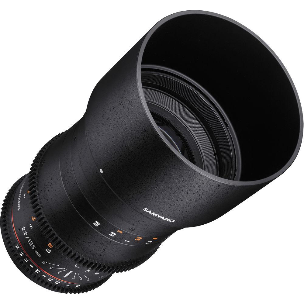 Samyang 135mm T2.2 AS UMC VDSLR II Lens for Nikon F Mount