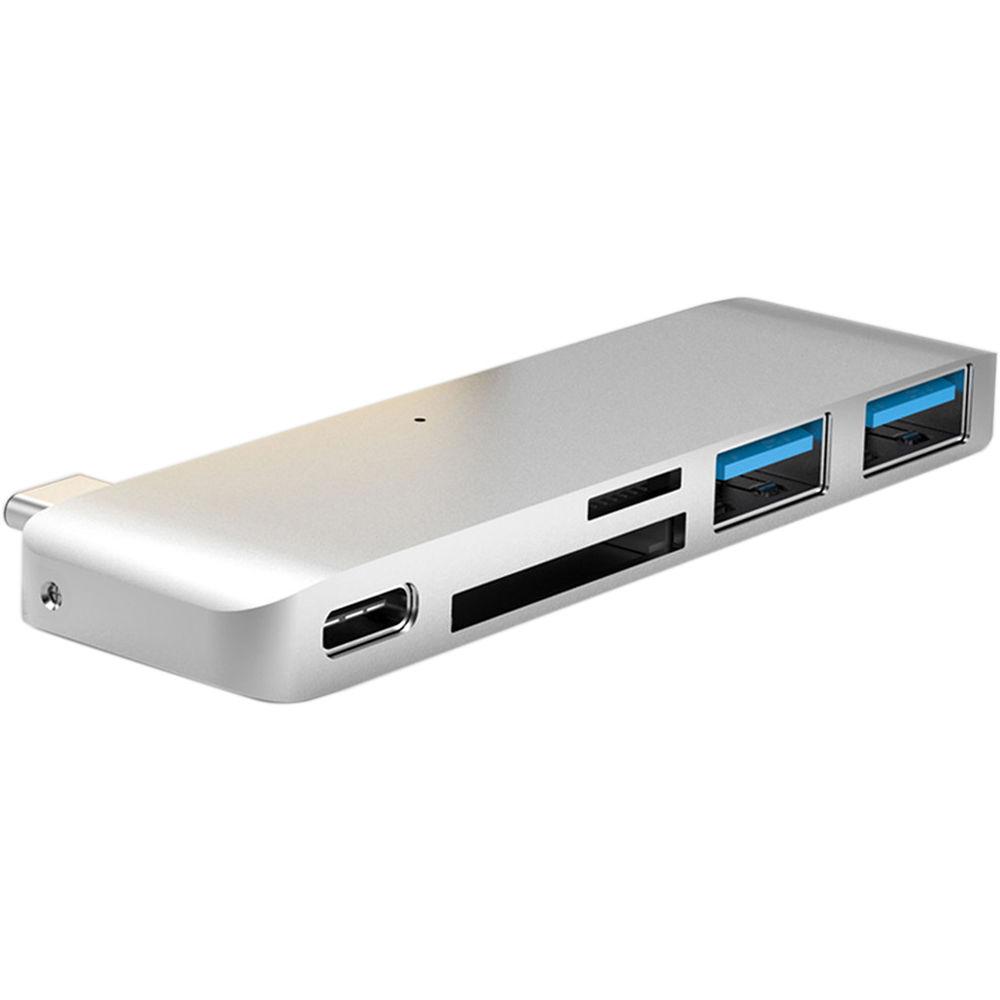 Sanho HyperDrive USB Type-C 5-in-1 Hub with Pass Through Charging
