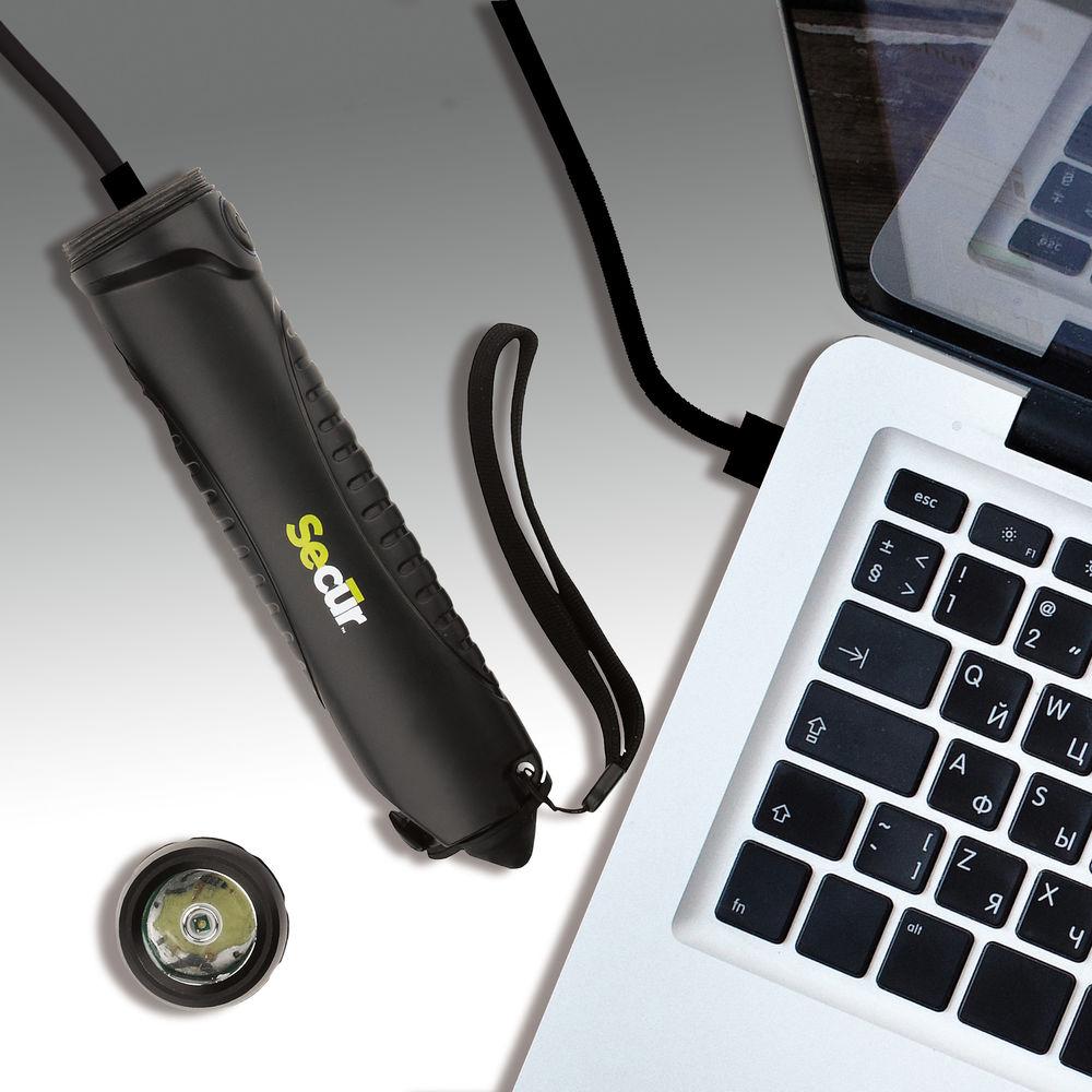 Secur Emergency Flashlight and Powerbank 10000
