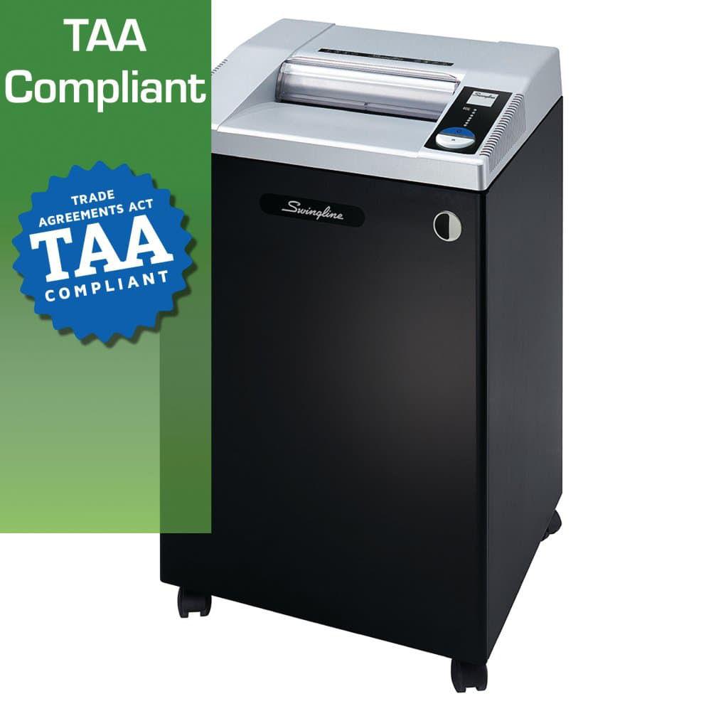 Swingline TAA Compliant CX25-36 Cross-Cut Commercial Shredder with Jam Stopper