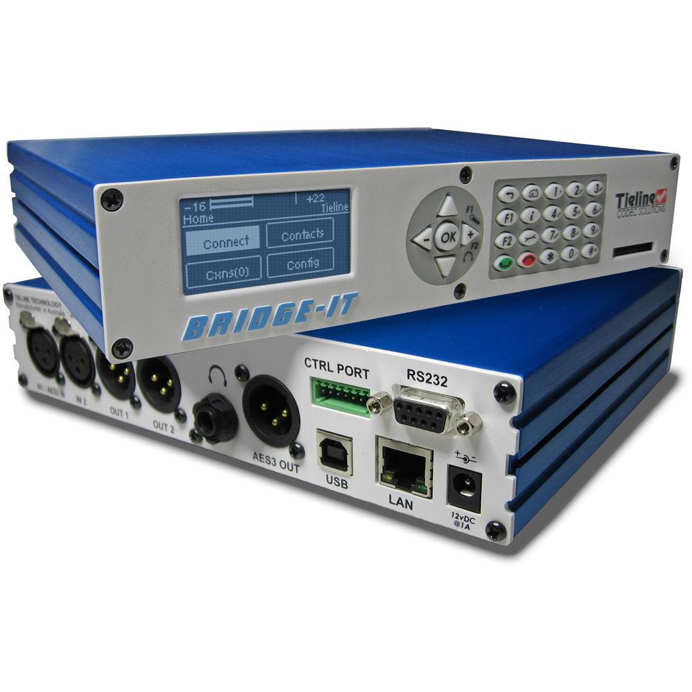 Tieline Bridge-IT Pro IP Distribution Audio Codec with AAC