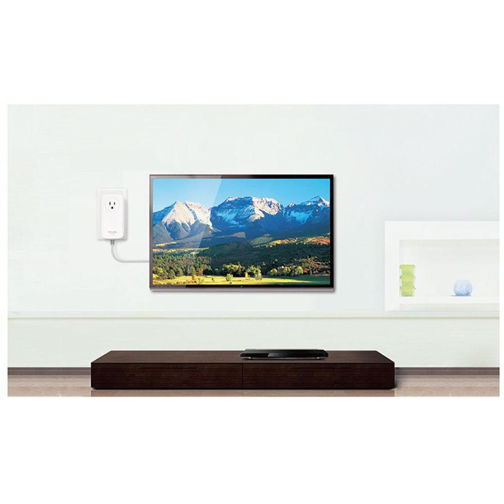 TP-Link TL-PA8010P KIT HomePlug-AV1200 Gigabit Passthrough Powerline Starter Kit