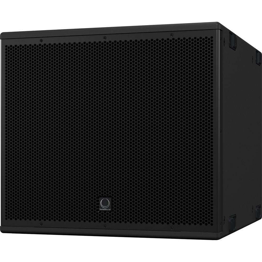 Turbosound NuQ115B-AN 3000W 15" Front-Loaded Powered Subwoofer with KLARK TEKNIK DSP Technology and ULTRANET Networking