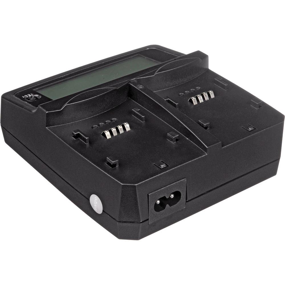 Watson Duo LCD Battery Charger and Battery Adapter Plate Kit for DMW-BLE9, DMW-BLG10, or BP-DC15