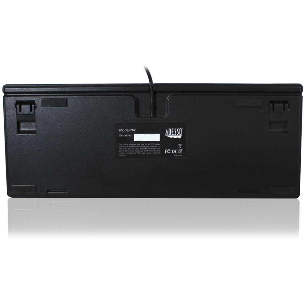 Adesso EasyTouch 625 Compact USB Mechanical Gaming Keyboard