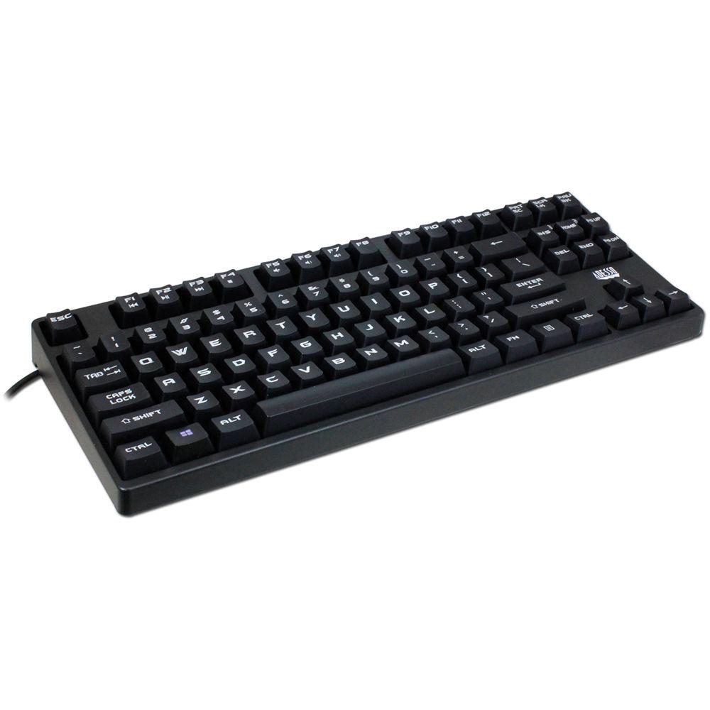 Adesso EasyTouch 625 Compact USB Mechanical Gaming Keyboard, Adesso, EasyTouch, 625, Compact, USB, Mechanical, Gaming, Keyboard